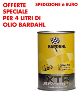 XTR 39.67 C60 RACING - 4 LITRI OLIO MOTORE BARDAHL AUTO C60 5W50 PISTA CORSA - Picture 1 of 1
