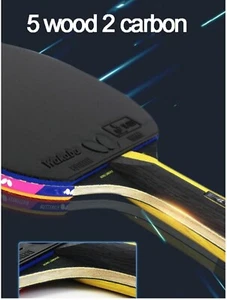 Butterfly Carbon Ping Pong Paddle,ITTF Approved Short handle - Picture 1 of 4