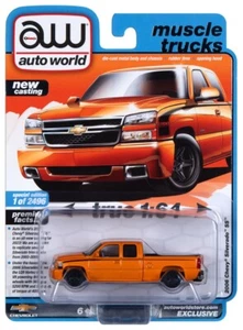 Auto World 1/64 2006 Chevy Silverado SS AW Exclusive 2496 Made SCM169 - Picture 1 of 7