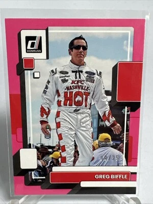 2023 Donruss Racing Nascar GREG BIFFLE #102 Pink Parallel 08/25 NM Card - Image 1 of 4