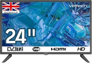 Veltech VE24HD01UK 24'' HD Ready LED Digital TV -Freeview (SS002) - Picture 1 of 5