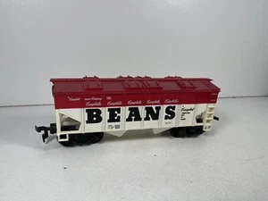 Life Like HO Campbells Soup Beans 2-Bay Covered Hopper Car Billboard 0161 - Picture 1 of 10