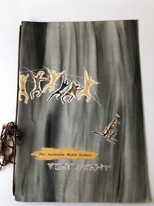 The Australian Hotel Sydney Australia Ala Carte Restaurant Menu - Picture 1 of 4