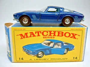Matchbox RW 14D Iso Grifo d'blaumetallic top in "E" Box - Bild 1 von 10