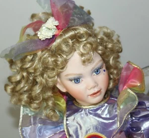Vtg 1994 JENNIFER ESTEBAN Porcelain Doll THE RAINBOW FAIRY - Imagen 1 de 4
