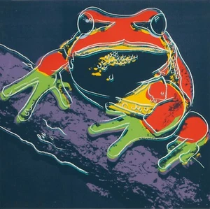 ANDY WARHOL Pop Art Poster or Rolled Canvas Print " PINE BARRENS TREE FROG" - Picture 1 of 1