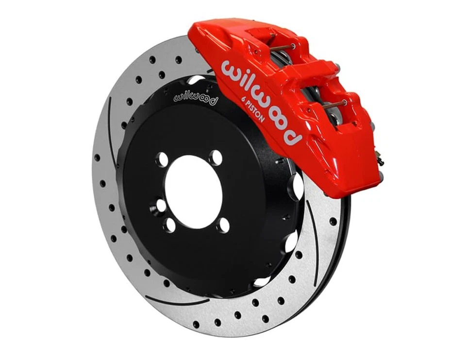 Wilwood 140-13062-DR DPR6 Front 12" Brake Kit Red Drilled 2002-15 Mini Cooper - Image 1 of 1