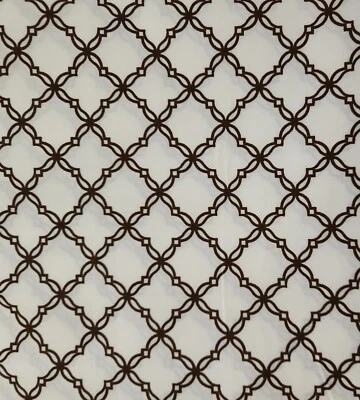 C&F Enterprise ~ геометрический дизайн ~ TWIN размер ~ 39 «x 76» ~ кровать юбка ~ 18» падение - Изображение 1 из 4