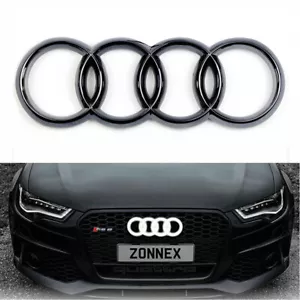 LED EMBLEM WEISS LICHT FRONT GRILL GLOW LOGO ABZEICHENRINGE Für AUDI Q7 A6 Q3 Q5 - Bild 1 von 4