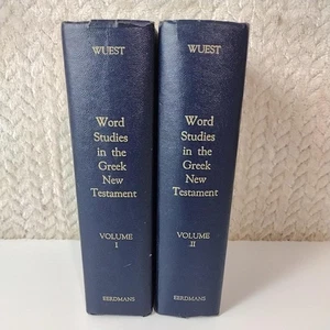 Vintage Wuest Word Studies in Greek New Testament Vol I & II Hardcover Set 1979 - Bild 1 von 11