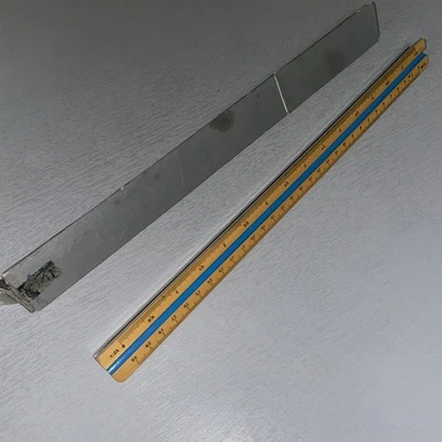 NESTLER  Dreikantmaßstab Redukt Lineal Architekt Vermesser 30cm Vintage Sammler - Bild 1 von 4