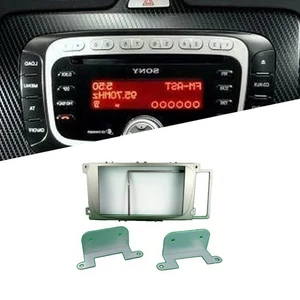 Gray Stereo Radio Fascia Panel Dash Trim Frame For Ford Focus C-Max/S-Max D - Bild 1 von 1