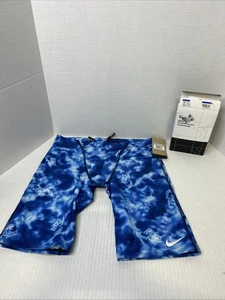 Nike Traje de baño para hombre HydraStrong Jammer azul con logotipo talla 36 NUEVO - Imagen 1 de 5
