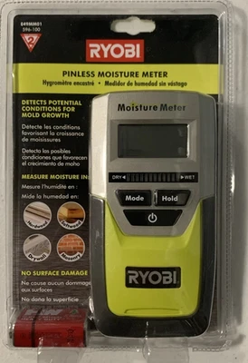Nuevo medidor de humedad digital LCD sin pin Ryobi E49MM01 Foto 1 de 4