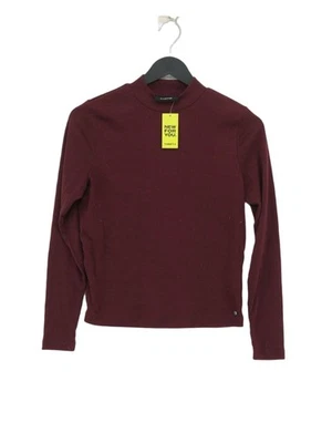 Top para mujer Firetrap UK 10 púrpura poliéster con algodón básico Foto 1 de 4