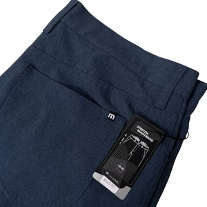 Pantalones Travis Mathew abiertos a cerrar brezo azul marino talla 36x32 precio de venta sugerido por el fabricante 129,95 USD - Imagen 1 de 9
