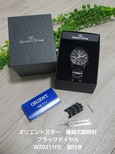 Orologio Orient Star meccanico quadrante nero WZ0311FD con scatola ottime condizioni - Foto 1 di 9