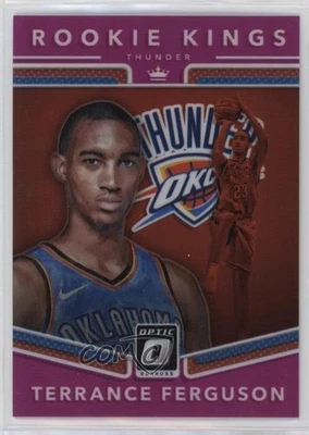 2017 Panini Donruss Optic Rookie Kings Pink Prizm /25 Terrance Ferguson #21 RC - Image 1 of 2