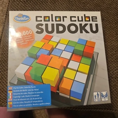 2016 New In Box Color Cube Sudoku Logic Puzzle Brainteaser Game ThinkFun  - Image 1 of 4