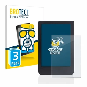 3x Matte Glass Screen Protector for Tolino Shine 3 Anti-Glare Protection - Afbeelding 1 van 7