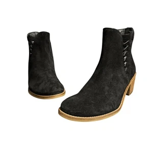 Neu ohne Karton Paul Green Vienna Chelsea schwarz Wildleder Stiefel Damen, Größe UK 4,5 US 7 - Bild 1 von 9