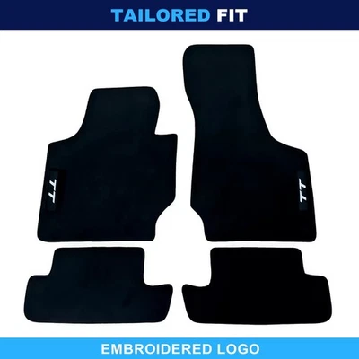 Alfombrillas de terciopelo de calidad para Audi TT 2006-2014 Foto 1 de 4