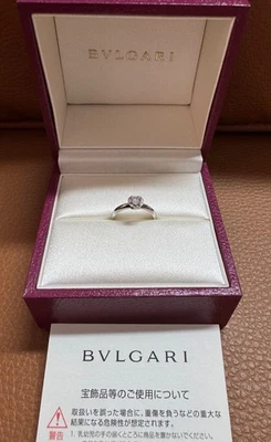 ✳️ Precio final_Nuevo BVLGARI Incontrol d'Amore Diamond Pt950 D/ VVS2/3EX/0,21ct US4 Foto 1 de 4