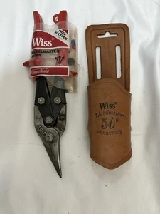 Nuevo de Lote Antiguo Wiss (Cooper) M1R Metal Master Snips con Funda 50 ANIVERSARIO EE. UU. - Imagen 1 de 4