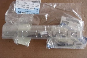 2016 2017 2019 GMC "SIERRA" "SLE" EMBLEMS CHROME TAILGATE MOUNT NEW OEM - Picture 1 of 2