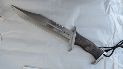 Gil Hibben Rambo III Bowie Knife Full‑Size Screen Replica - Image 1 of 4