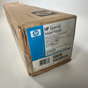 HP Special Inkjet Paper - 24" x 150' paper 51631D for HP designjets - 1 roll - Picture 1 of 3