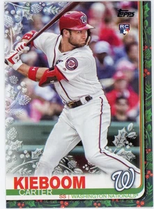 2019 Topps Holiday - Carter Kieboom #HW160 RC Metallic Nationals - Picture 1 of 1
