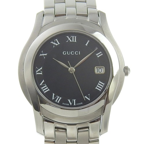 Orologio GUCCI G Class 5500M Uomo Usatoio Acci Inoxzo Quarzoico Analogico Quad