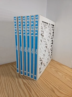 Aerostar 12x12x1 MERV 11 Pleated Air Filter, AC Furnace Air Filter, 6 Pack - Image 1 of 4