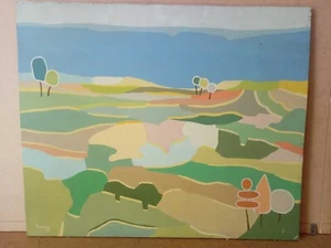 UMBERTO FILIPPAZZI  DIPINTO ASPETTI DELLA CAMPAGNA 50x60 - Imagen 1 de 3