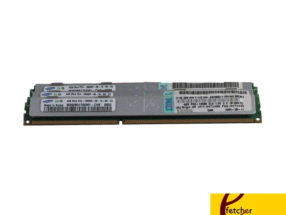 12GB (3 X 4GB) VLP MEMORY FOR IBM BLADECENTER HS22 7809 HS22 7870 HS22 1936 - Image 1 of 1