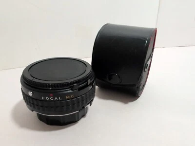 Lente de cámara convertidor tele Minolta MD Mount Focal MC 2x con estuche Foto 1 de 4