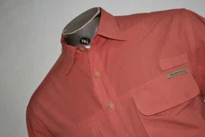 35051 Exofficio Camisa de Pesca Zuzz Off Campamento Senderismo Rosa Talla Mediana Para Hombre - Imagen 1 de 10
