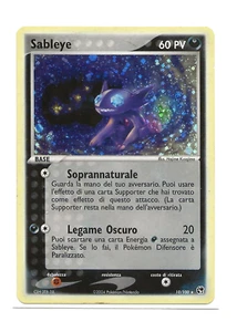 SABLEYE Holo 10/100 RARE Italian Sandstorm Pokemon NM- - Picture 1 of 1