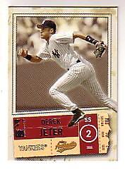 2005 Fleer Authentix #28 Derek Jeter - NM-MT