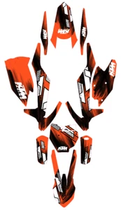 Graphic Kit Racing KTM SXF SX-F SX250 SX450F 250 450 Motocross vinyl 2016-2018 - Picture 1 of 2