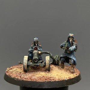 Death Korps of Krieg Heavy Bolter Team Forge World Warhammer 40K tank Painted - Picture 1 of 6