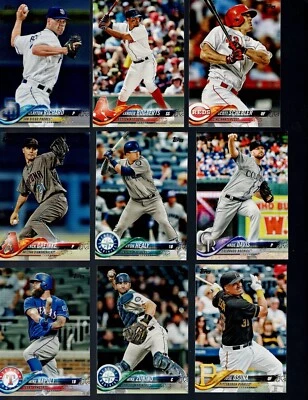 2018 TOPPS BASEBALL 501-700 + US1-50  YOU PICK BUY MORE SAVE MORE! - Image 1 of 4