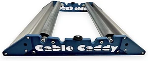 Cable Caddy Plus 510 Rouleau de Câble, Rouleaux Réglables avec Rampe - Photo 1/7