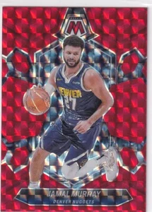Panini 2023-24 Mosaic NBA Basketball No. 43 Jamal Murray Red Mosaic Prizm - Bild 1 von 2