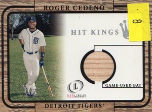 2001 Fleer Legacy Hit Kings #8 Roger Cedeno 