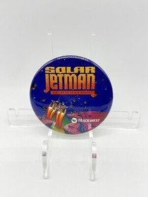 Pin Promocional Videojuego Solar Jetman De Colecci&oacute;n 3.5" RARO Convenci&oacute;n Pinback NES