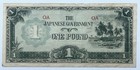 Japanese Invasion Money (Jim) Oceania One Pound Nd(1942) Pick-S4 - Rare!