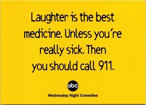 ABC Mittwochabend Komödien Spin City Dharma Greg Drew Carey Ellen Postkarte - Bild 1 von 2