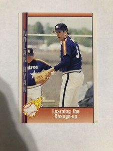 1991 Pacific Ryan Texas Express I #33 Nolan Ryan Learning Change-Up - NM-MT